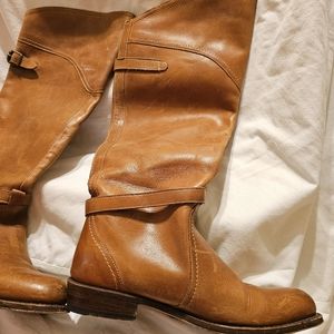 Frye Knee High Brown Leather boots